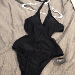 Black one piece never worn